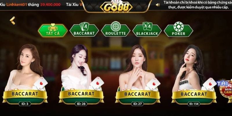 Go88 hợp tác với nhiều nhà phát hành Game Bài hàng đầu trên toàn cầu